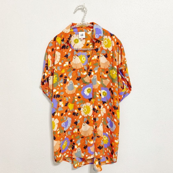 CAbi 5892 Visionary Replay Top Spring 2021 Medium EUC - Picture 3 of 8